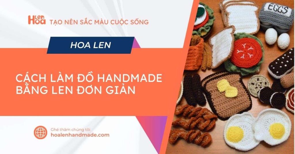 cách làm đồ handmade bằng len đơn giản