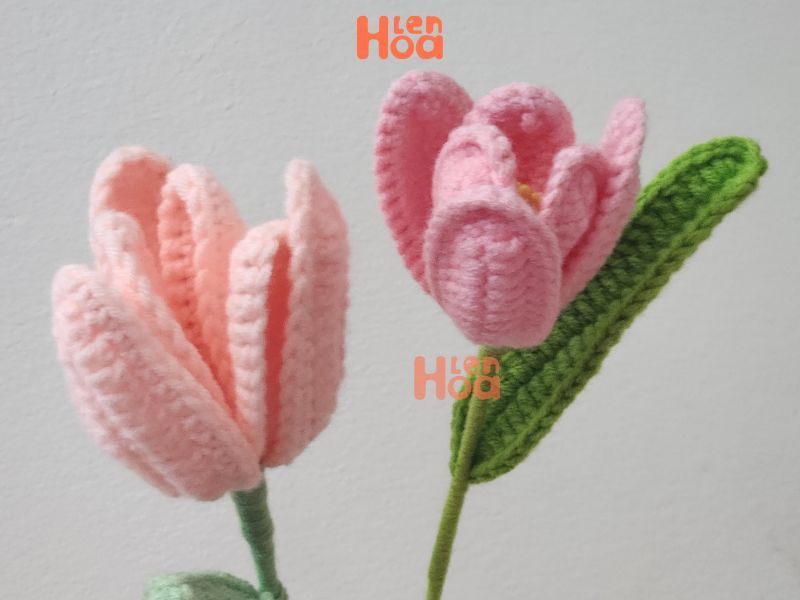 Len Handmade - Cách móc túi len hình bông hoa và các sản phẩm đan len độc đáo
