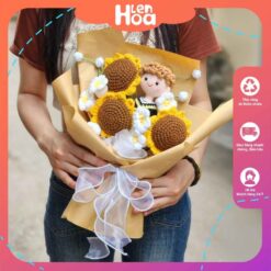 hoa len handmade tặng tốt nghiệp