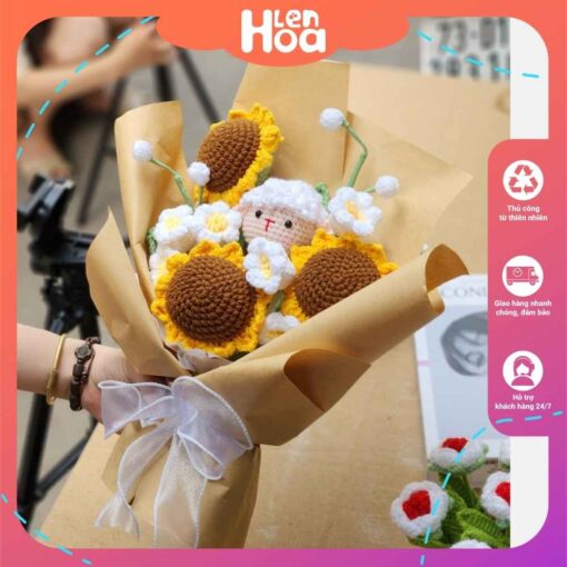 hoa len handmade tốt nghiệp