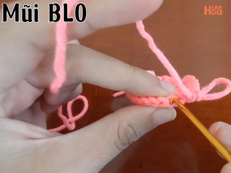 Blo là mũi gì? - Blo là mũi móc vào nửa chân sau