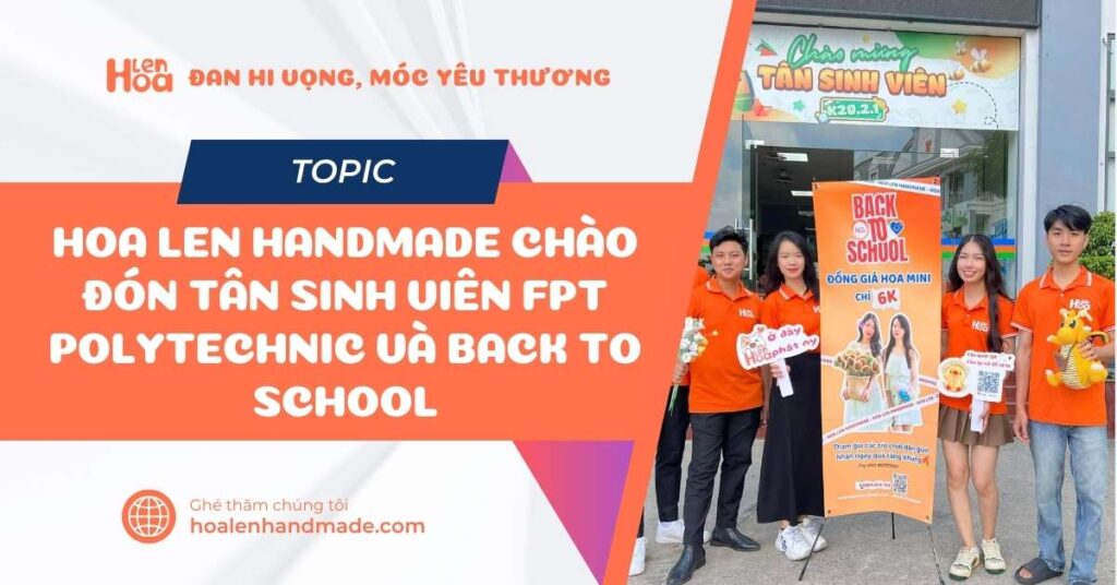 Hoa Len Handmade tham gia sự kiện backto school