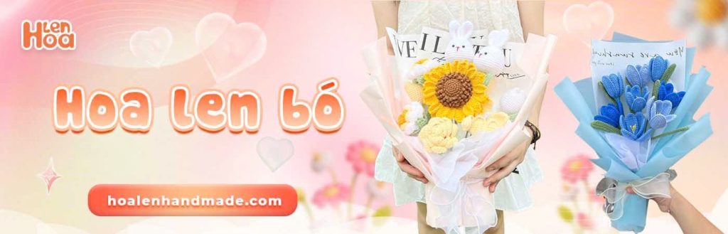 Danh mục sản phẩm bó hoa len