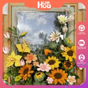 Tranh len handmade