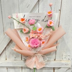 Alternative view of Bó hoa len tông hồng